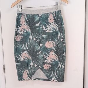COQUELICOT TROPICAL ASYMETRICAL SKIRT SIZE MEDIUM